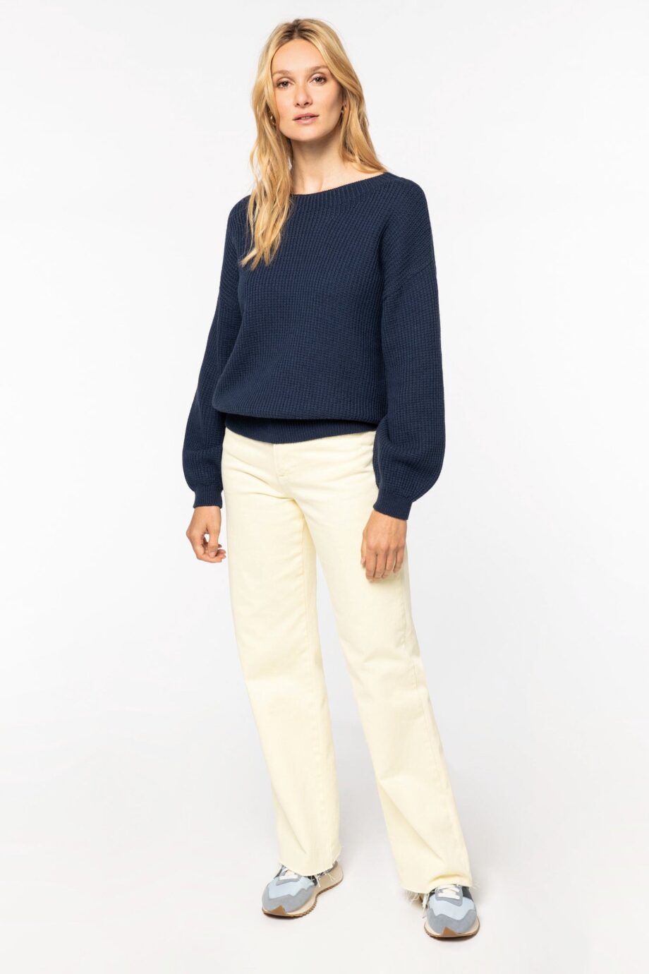 Merino Wool & Organic Cotton Jumper: Womens