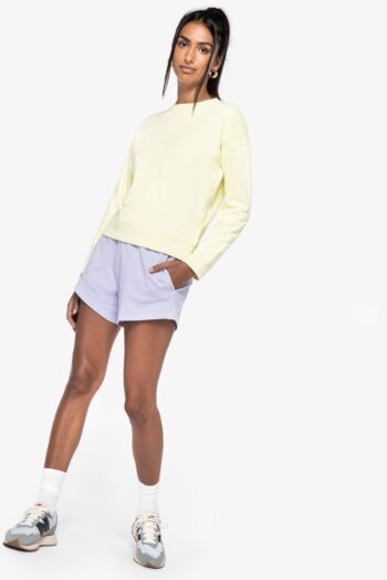 Organic Cotton & Tencel Oversized Sweatshirt: Womens