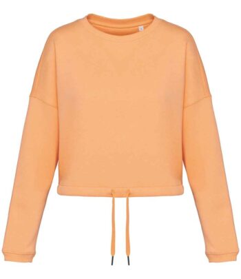 Organic Oversized Cropped Sweatshirt: Womens