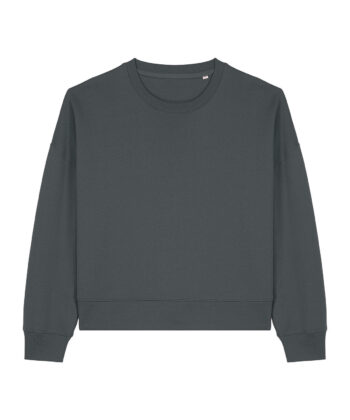 Organic Dropped Shoulder Sweatshirt: Womens