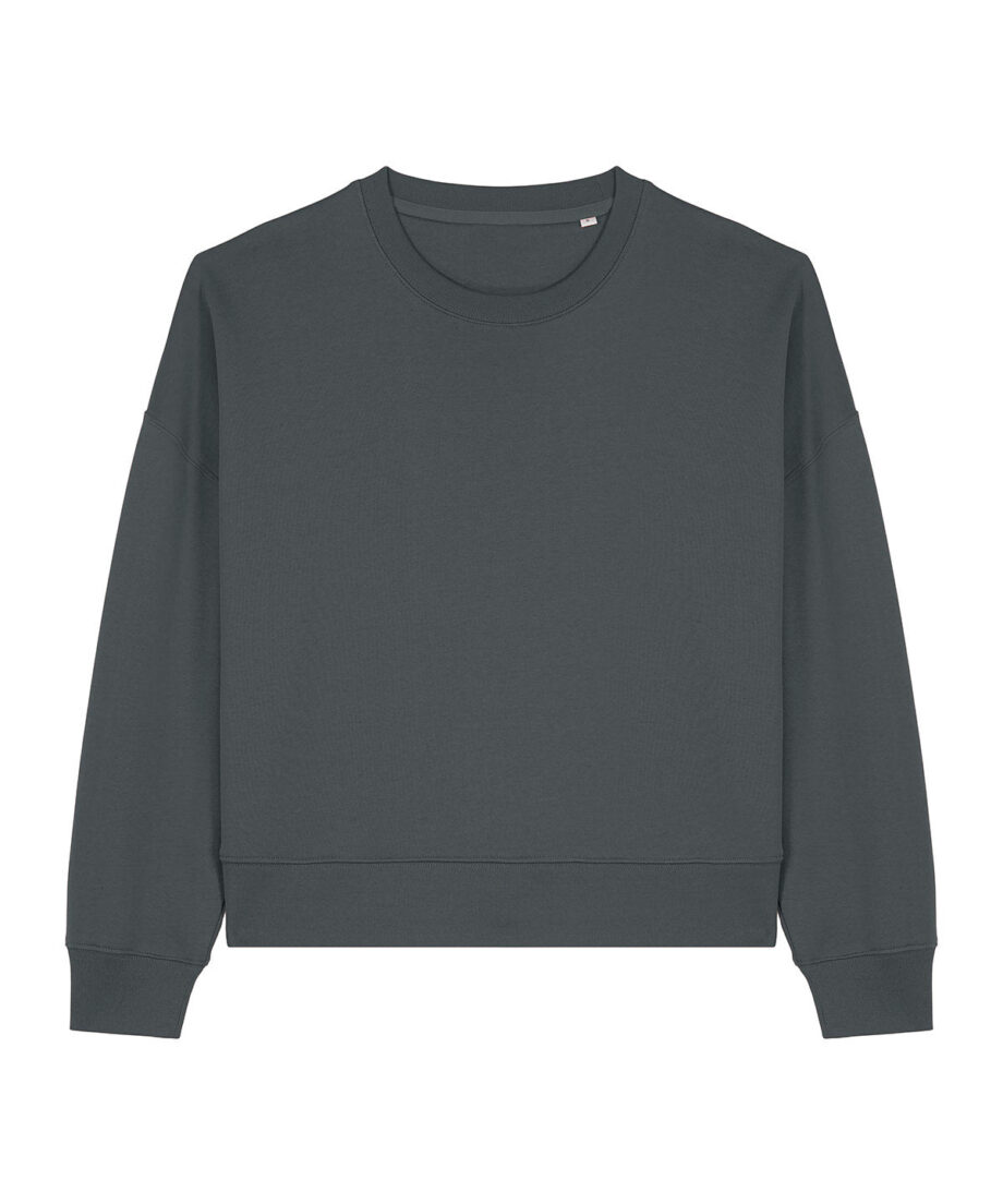 Organic Dropped Shoulder Sweatshirt: Womens